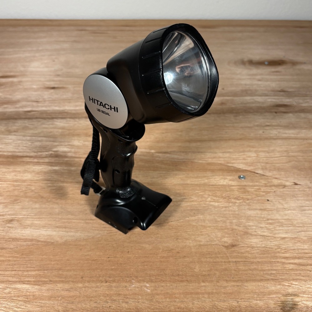 Hitachi UB18DAL 18V Cordless Flashlight Pivoting Head Tool Only Black